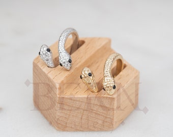 Two Head Snake Ring • Boho • Gold ring • Silver ring • Gothic • Hippie • Best selling items • Snake ring • Punk • Natural • Garden • Gold