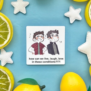 Sterek Sticker Teen Wolf Stiles Stilinski Derek Hale Vinyl Sticker