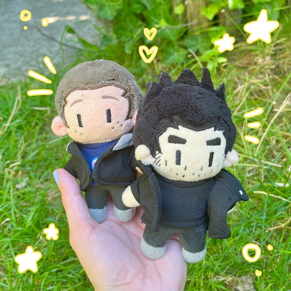 Teen Wolf Sterek Stiles Stilinski Derek Hale 10cm doll plushie plush keychain plush charm