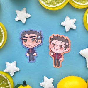 Sterek Chibi Sticker Teen Wolf Stiles Stilinski Derek Hale Vinyl Sticker