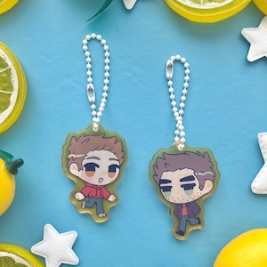 Sterek Keychain Teen Wolf Stiles Stilinski Derek Hale Acrylic Charm