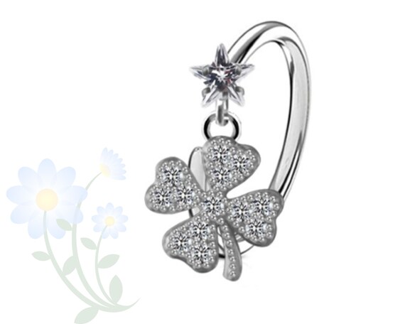 Shamrock outlet nose stud