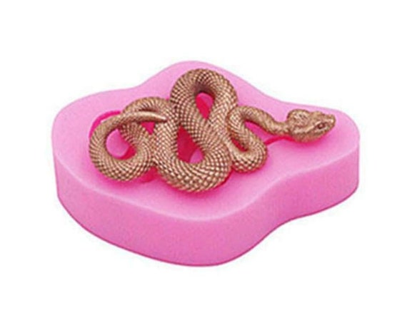 SNAKE SILICONE MOLD SUGARCRAFT POLYMER CLAY FIMO RESIN MOULD SNAKES