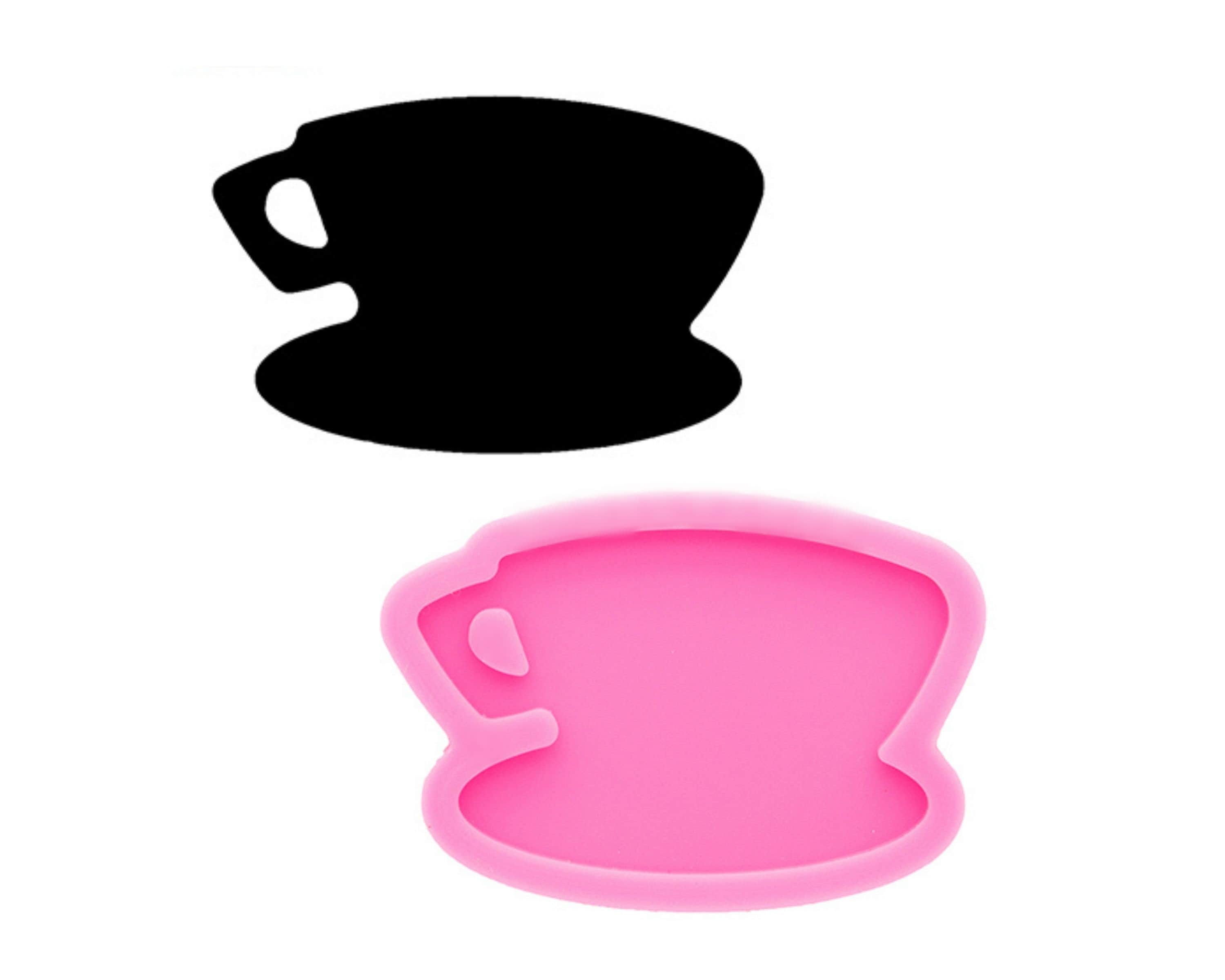Shiny Coffee cup Resin Epoxy Mould Tea cup Silicone Mold Jewelry Crafting Tools, Shiny Coffee cup Resin Epoxy Mould Tea cup Silicone Mold Jewelry Crafting Tools,
