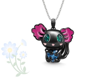 Axolotl Charm Necklace