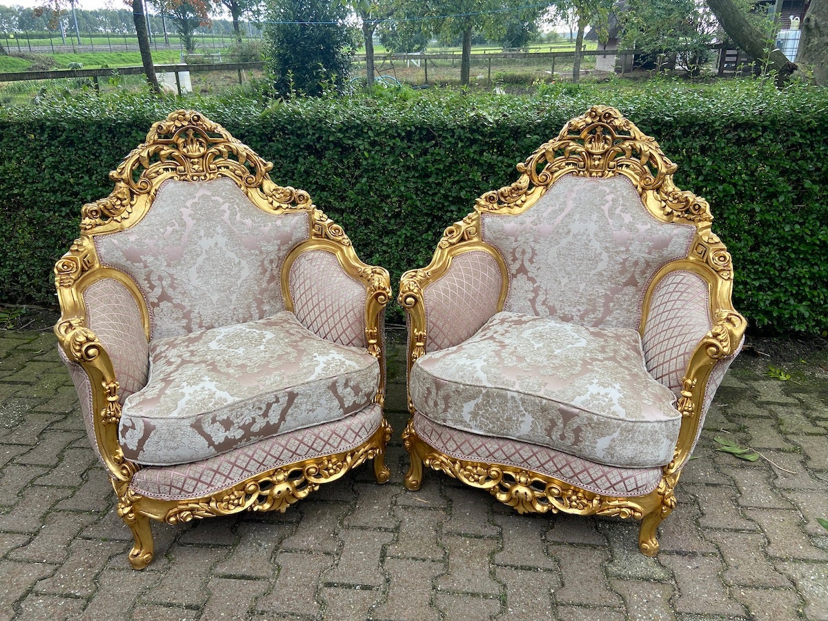 Louis XV Armchair  Laurel Crown Furniture