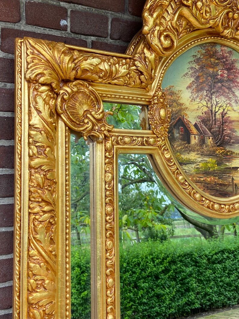 Italian Baroque/rococo Style Mirror Gold Frame Etsy