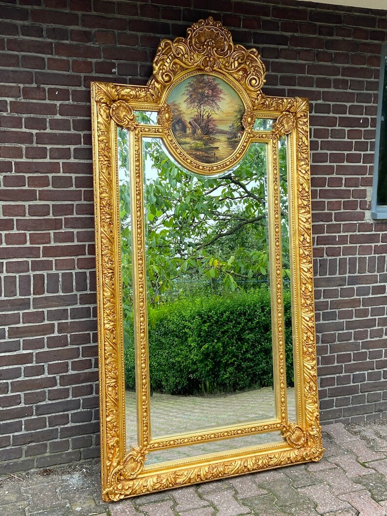 Italian Baroque/rococo Style Mirror Gold Frame Etsy