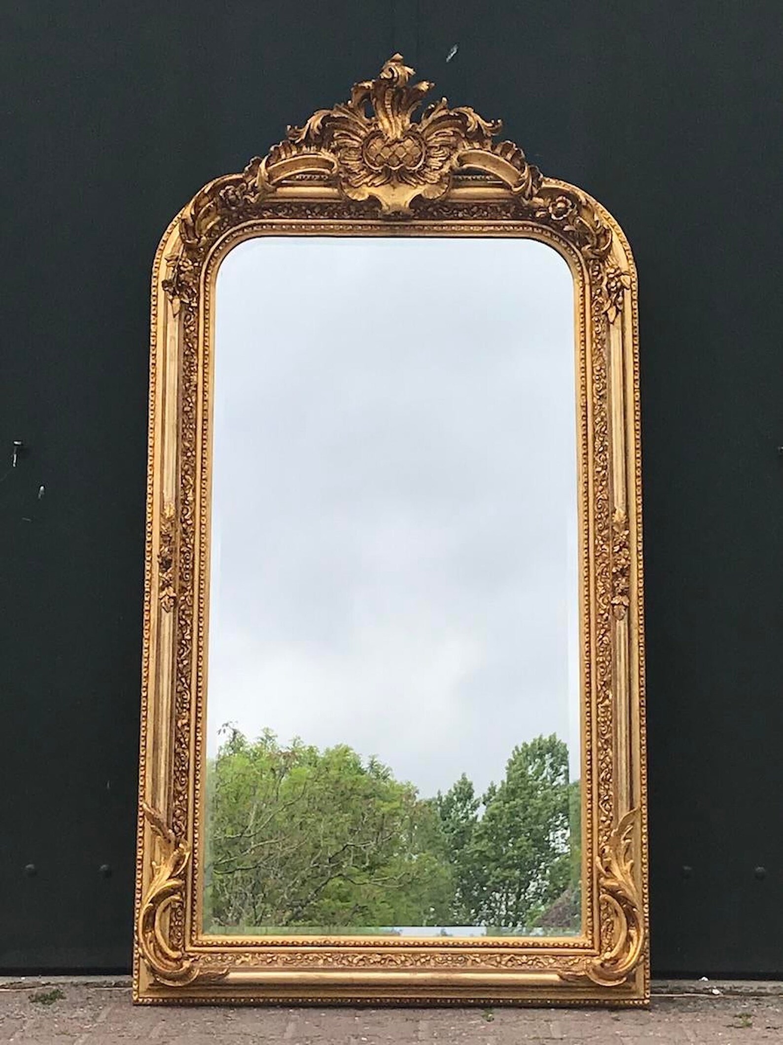 Full Length Mirror in French Renaissance Louis XVI Antique Etsy