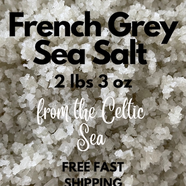 French Grey Sea Salt - 1 kg bag (2 lbs 3 oz)