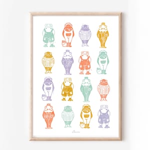 Cartel de la habitación del bebé, cartel del niño dragón, regalo de nacimiento, decoración de la habitación del bebé