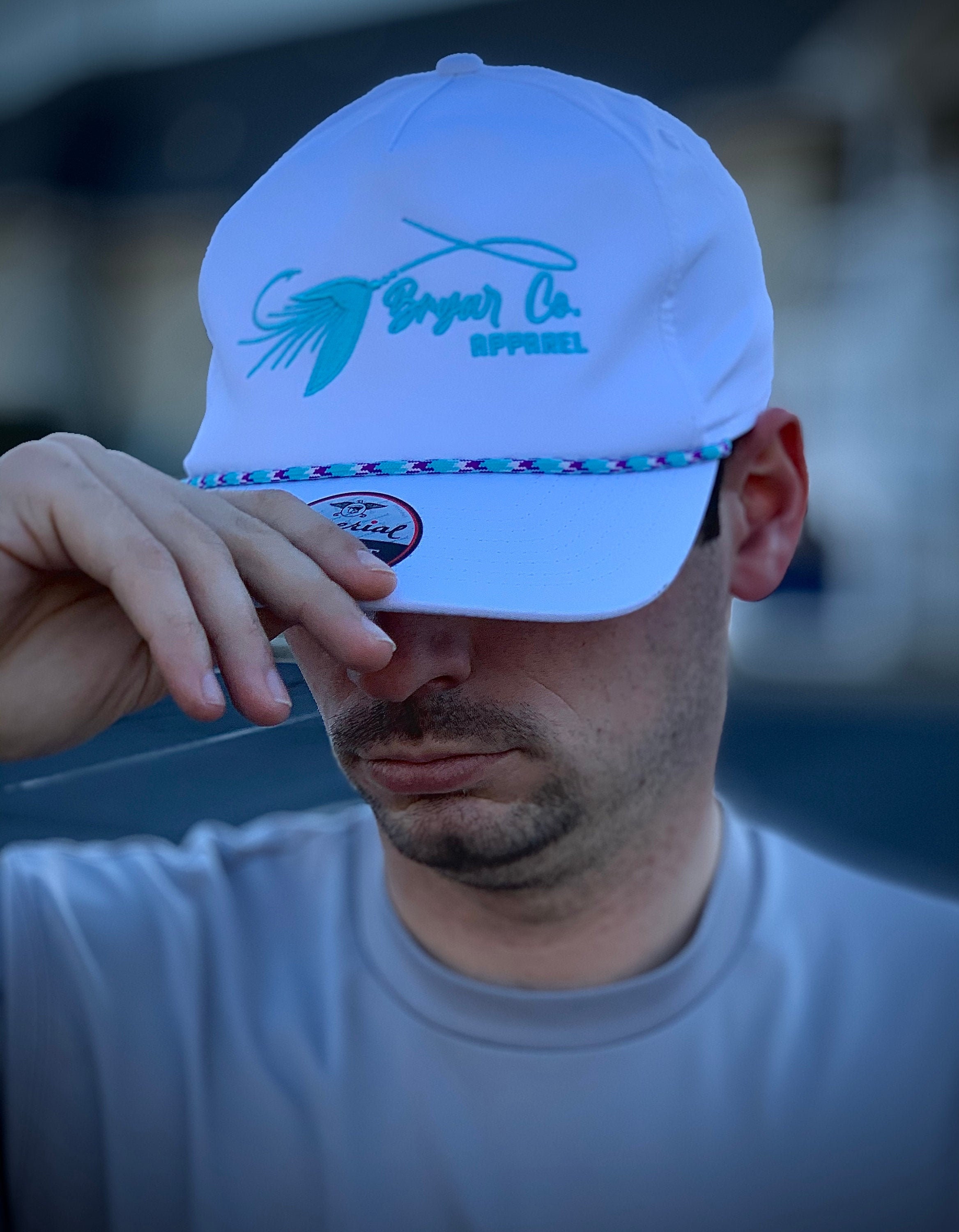 Bryar Co. Embroidered Fly Fishing Rope Hat Etsy