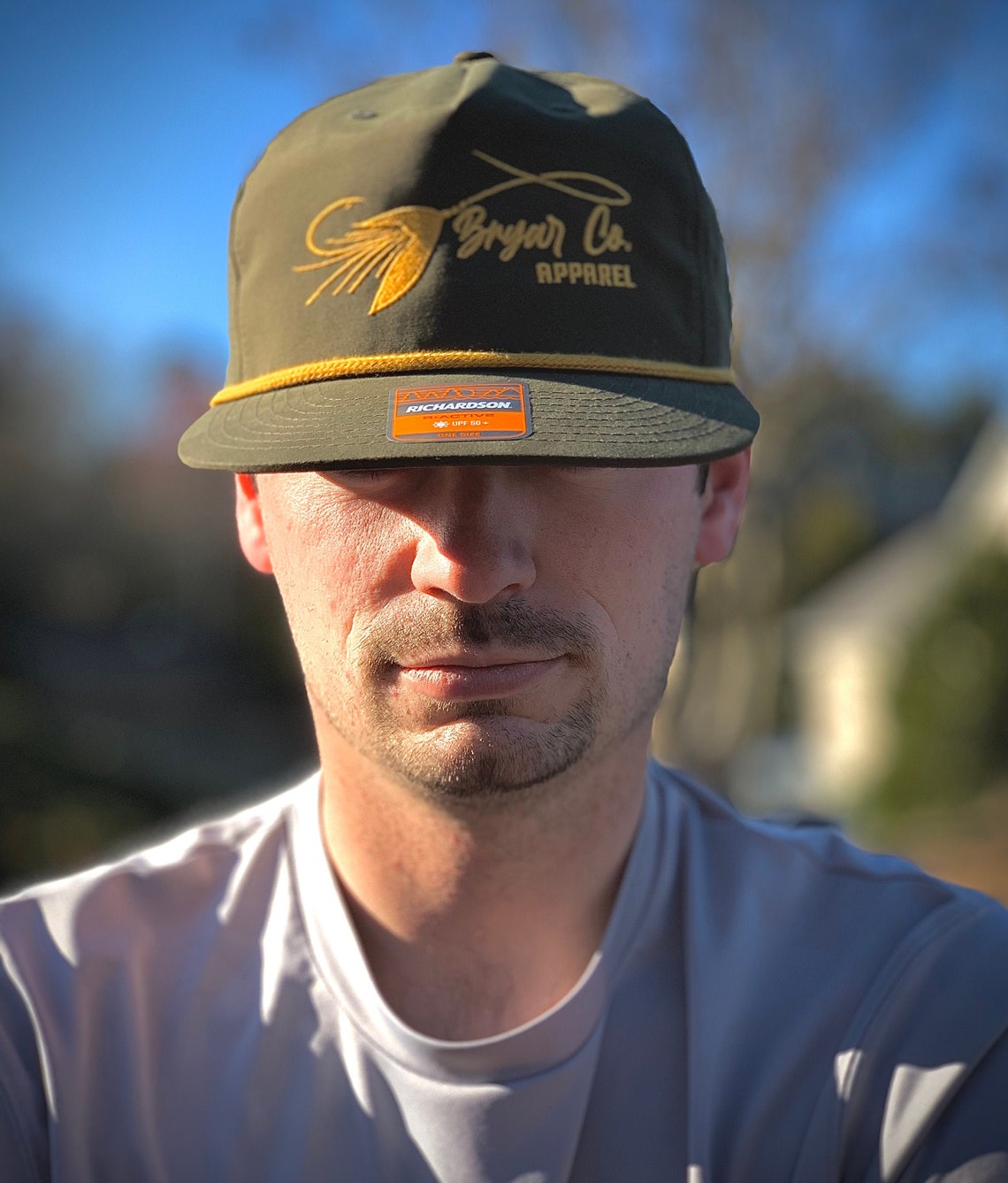 Bryar Co. Embroidered Fly Fishing Rope Hat Etsy