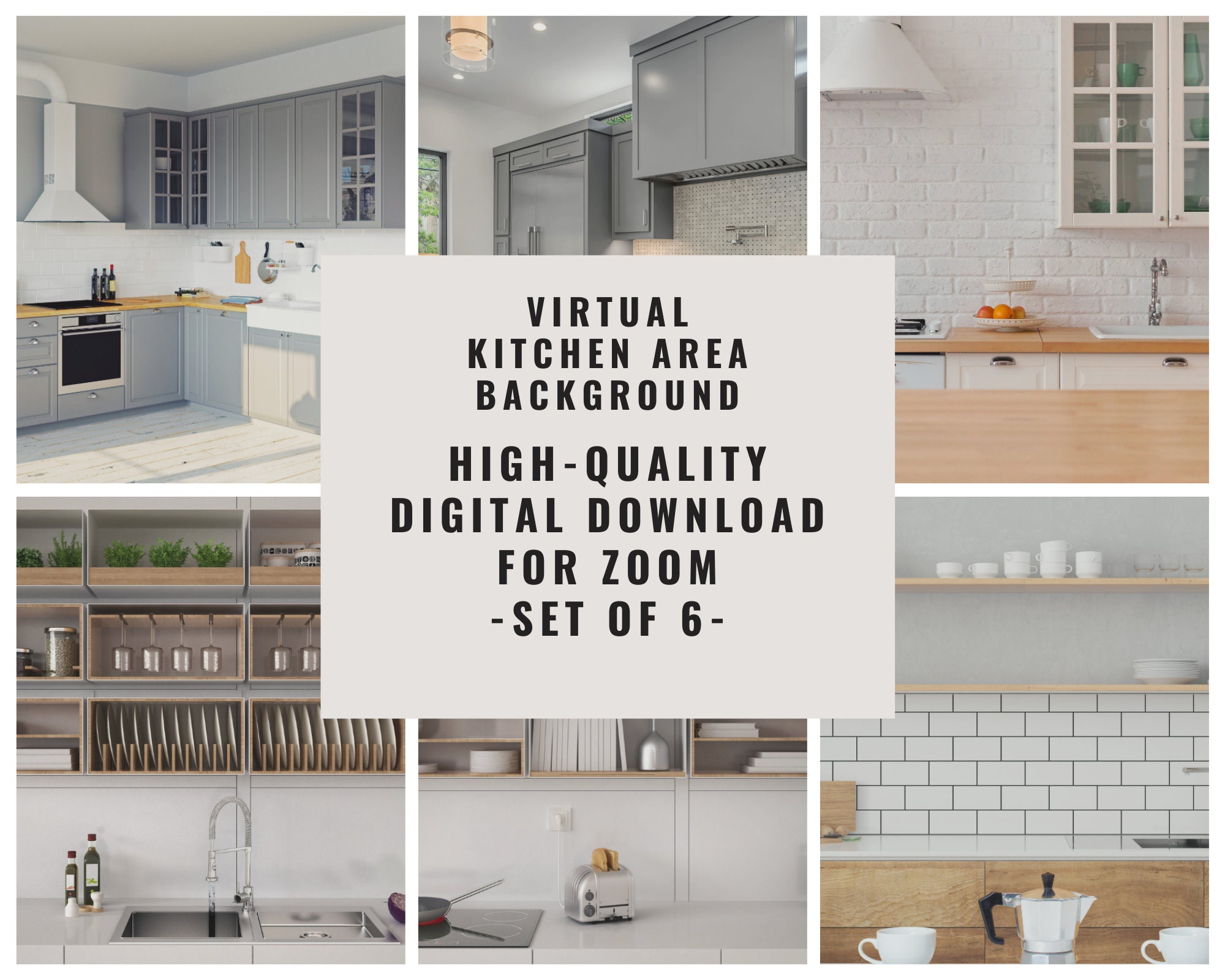 Zoom Virtual Background Kitchen