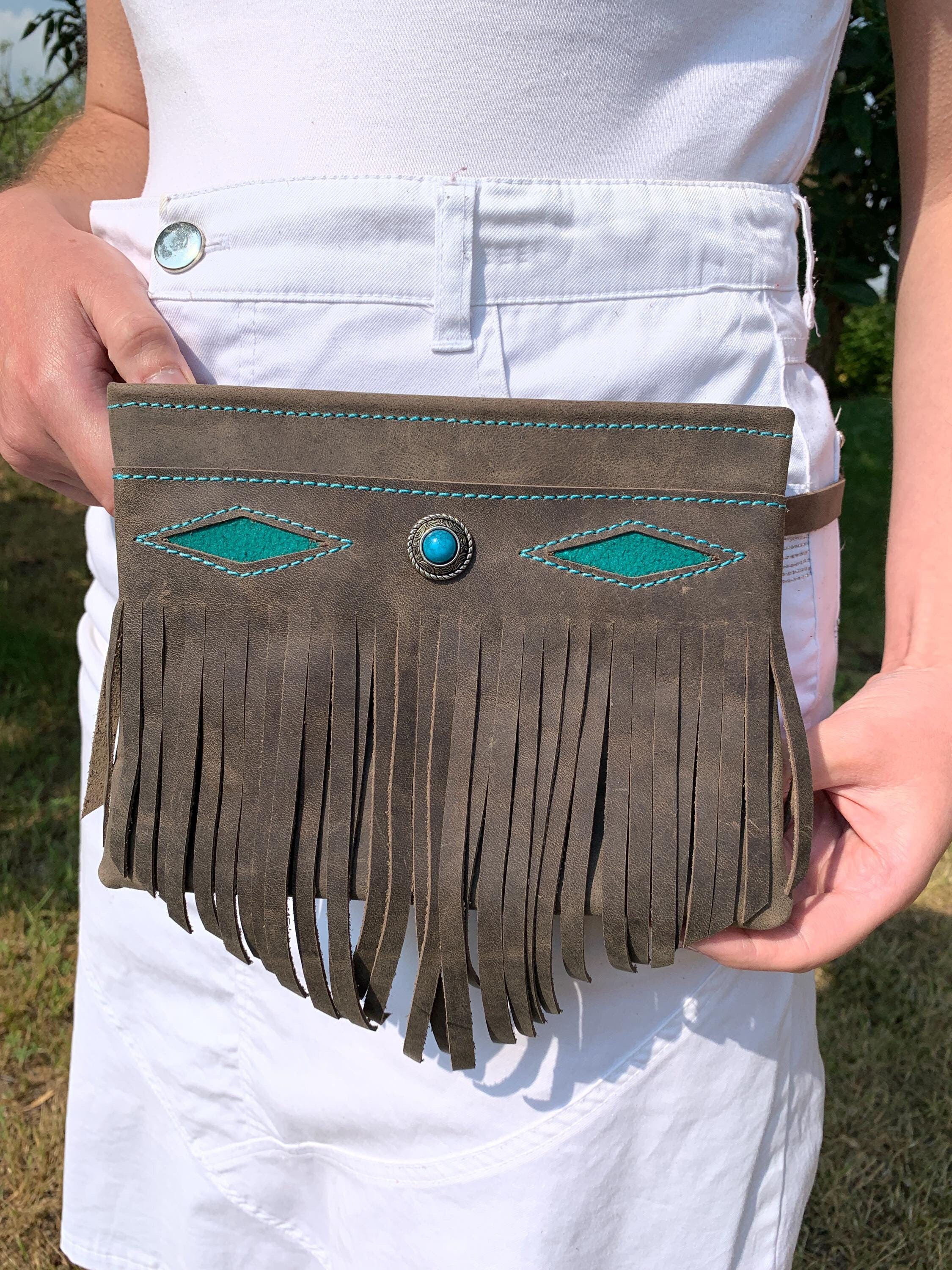 Fringe hip bag Etsy