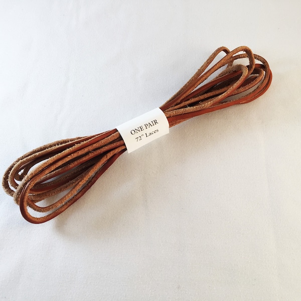 Leather Boot Laces Etsy