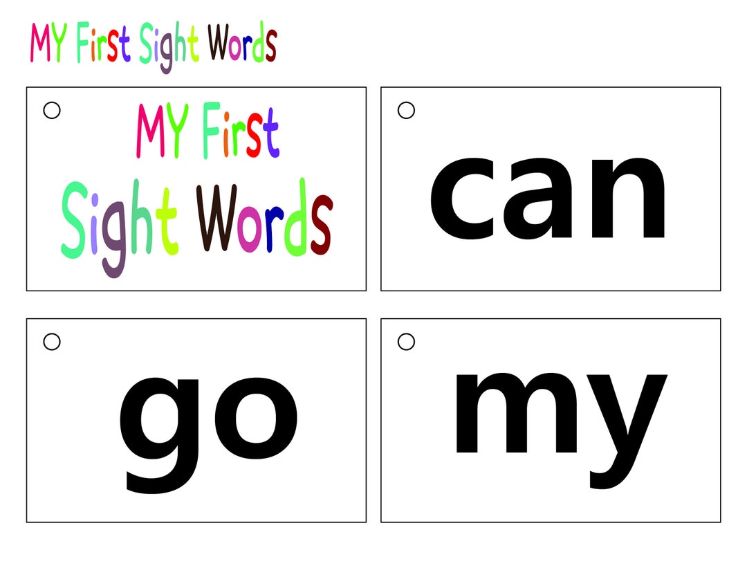 Sight Word Flash Cards – 160 Words for Kindergarten & 1st Grade ...
