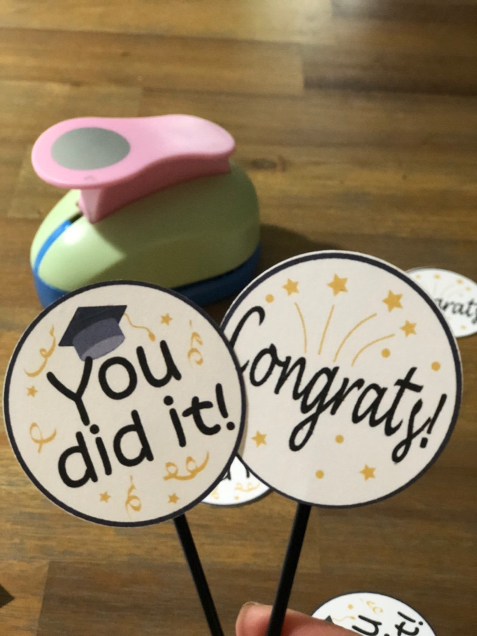 INSTANT DOWNLOAD/Congratulations/Cupcake topper Etsy