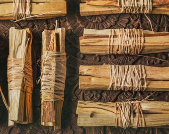 Peruvian ritual Palo Santo (Bursera graveolens) Sticks, Bundles, Palo Bulk, Palo Santo Bundles, Ethically Sourced Palo Santo, Holy Wood kit