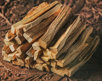 Organic Palo Santo Sticks 5, 10, 15 etc. Bulk Palo Santo, Palo Santo, Ethically Sourced, Peruvian ritual Sticks Ceremony, Meditation Altar