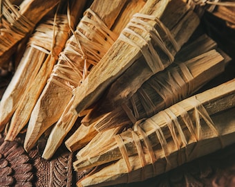 Organic Palo Santo Sticks, Peruvian ritual Sticks, Bundles, palo santo bulk, Palo Santo Bundles, Ethically Sourced Palo Santo, Holy Wood kit