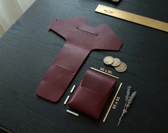 Geldbörse11. Origami Kartenhalter. PDF SCHNITTMUSTER