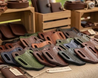 Leder Geldbörse Vorlagen Set: 15 Muster (A4 PDF Digital Download