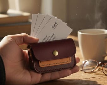 Miniatur Leder Geldbörse PDF Vorlage