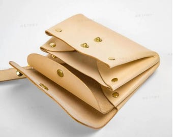 Geldbörse4. Leder PDF für Frauen. Taschen Frau Dıy