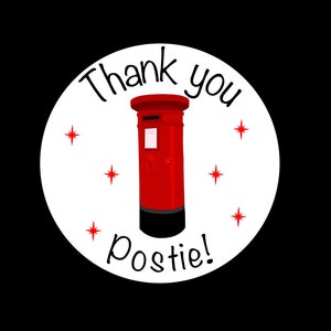 Bedankt Postie-stickers