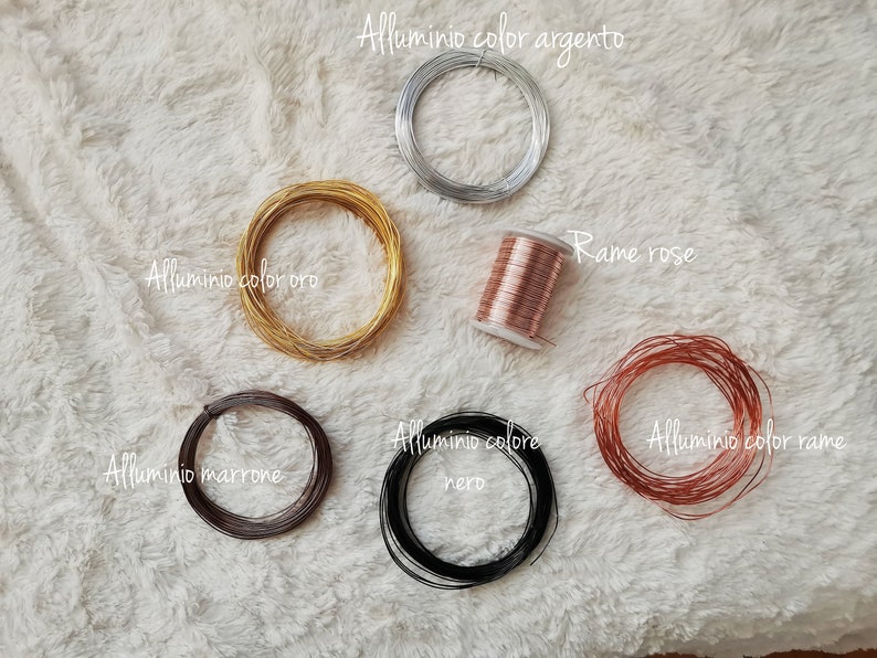 Anelli con pietre Wire wrapped crystal rings witchy rings boho rings anelli fatti a mano gioielli wire con pietre regalo lei lui immagine 7