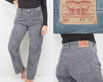 Levis 550 Relaxed Fit Mens Jeans W38 L30 Blue Denim USA Made