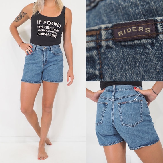90 Vintage Lee Rider Shorts Mid-rise 