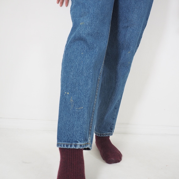 Distressed 1993 Vintage Levi Orange Tab 550 Jeans… - image 4