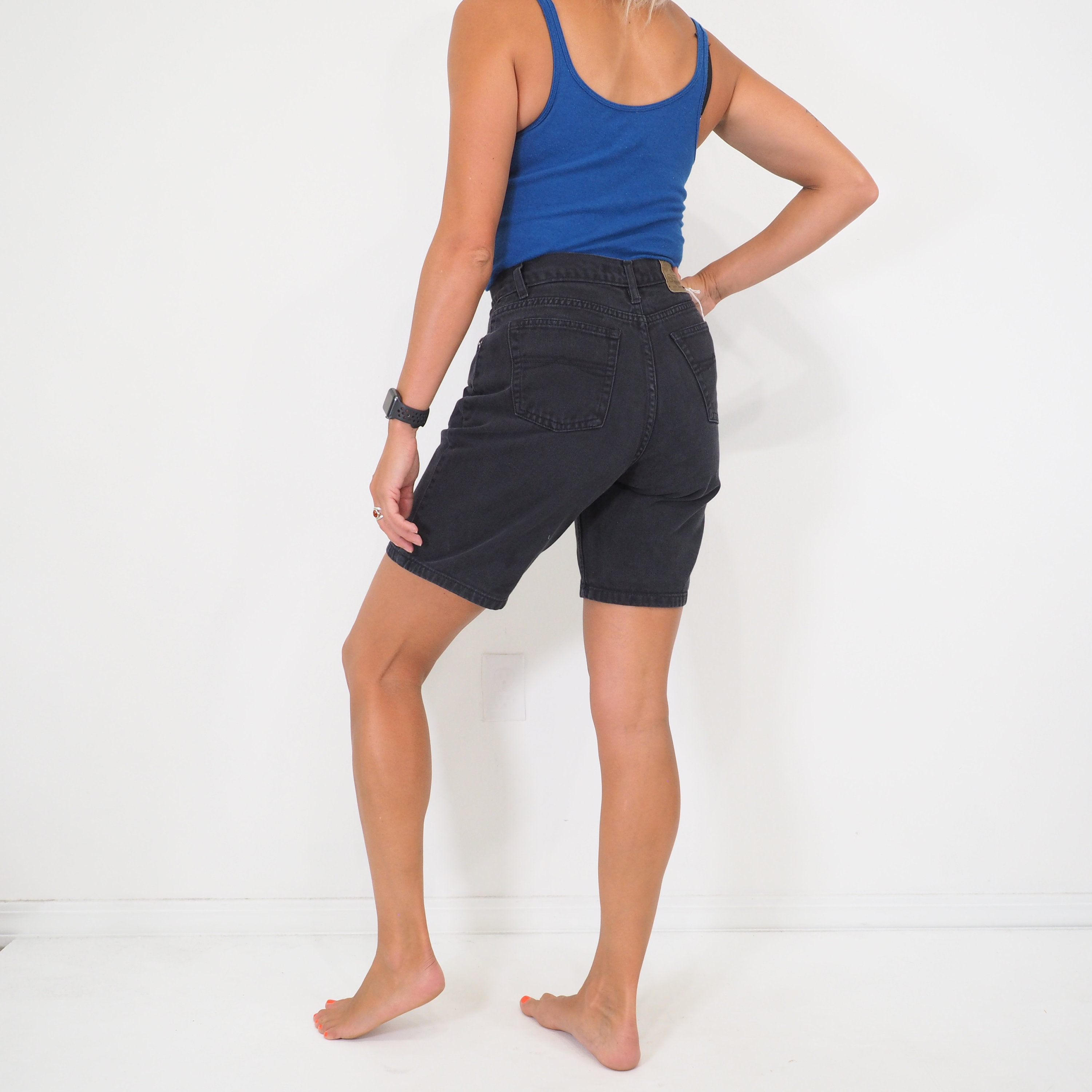 90s Vintage Bugle Boy Jean Shorts High Waisted Relaxed Fit Etsy