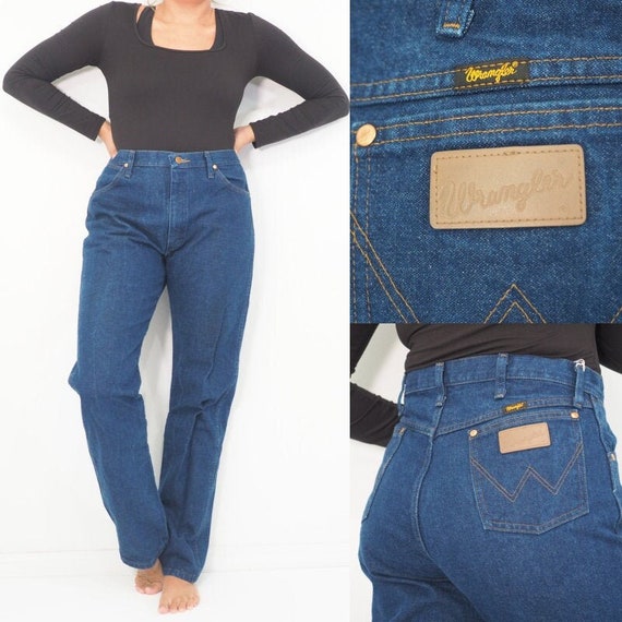 90s Vintage Wrangler Jeans 13MWZPW® High Waisted Straight Leg