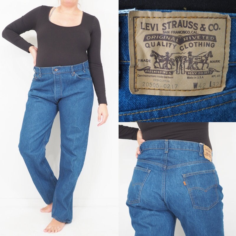 1983 Vintage Levi 505 Orange Tab Jeans | High Waisted