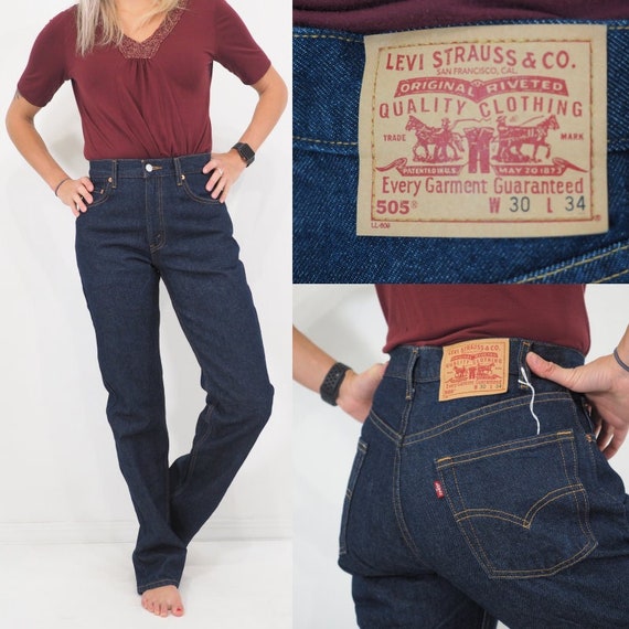 Levis 505 high waist discount