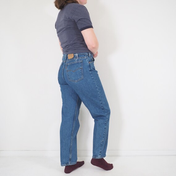 Distressed 1993 Vintage Levi Orange Tab 550 Jeans… - image 6
