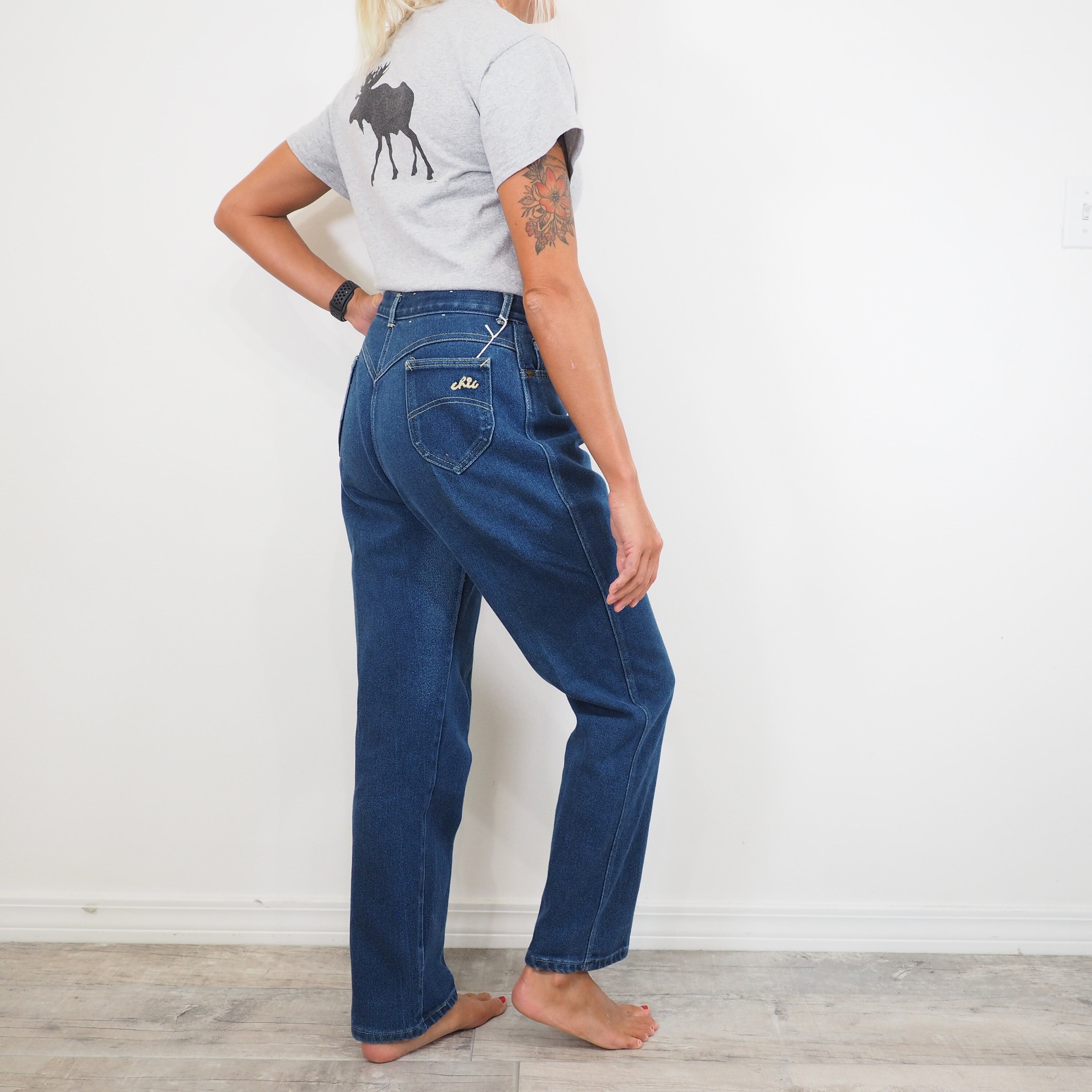 80s Vintage Chic Jeans | High Waisted | Straight Leg | Curvy 80s Vintage Chic Jeans | High Waisted | Straight Leg | Curvy