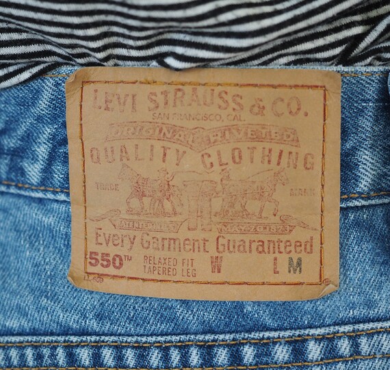 Vintage Levi 550 Jeans | High Waisted | Tapered L… - image 8