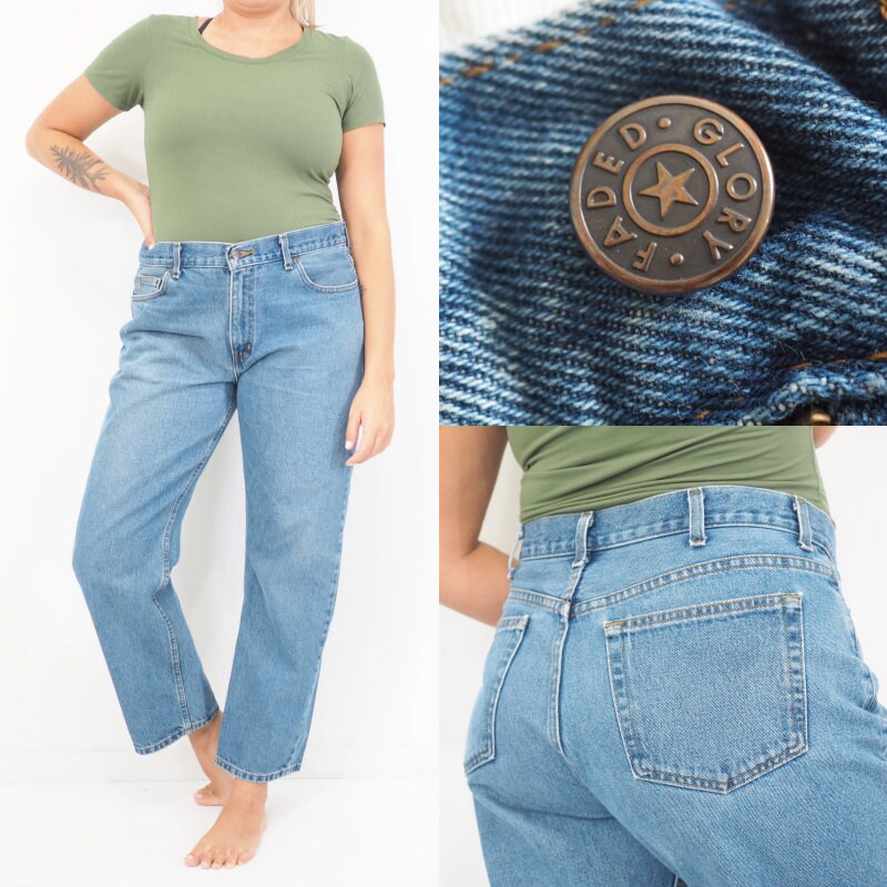 90s Vintage Mom Jeans High Waisted 