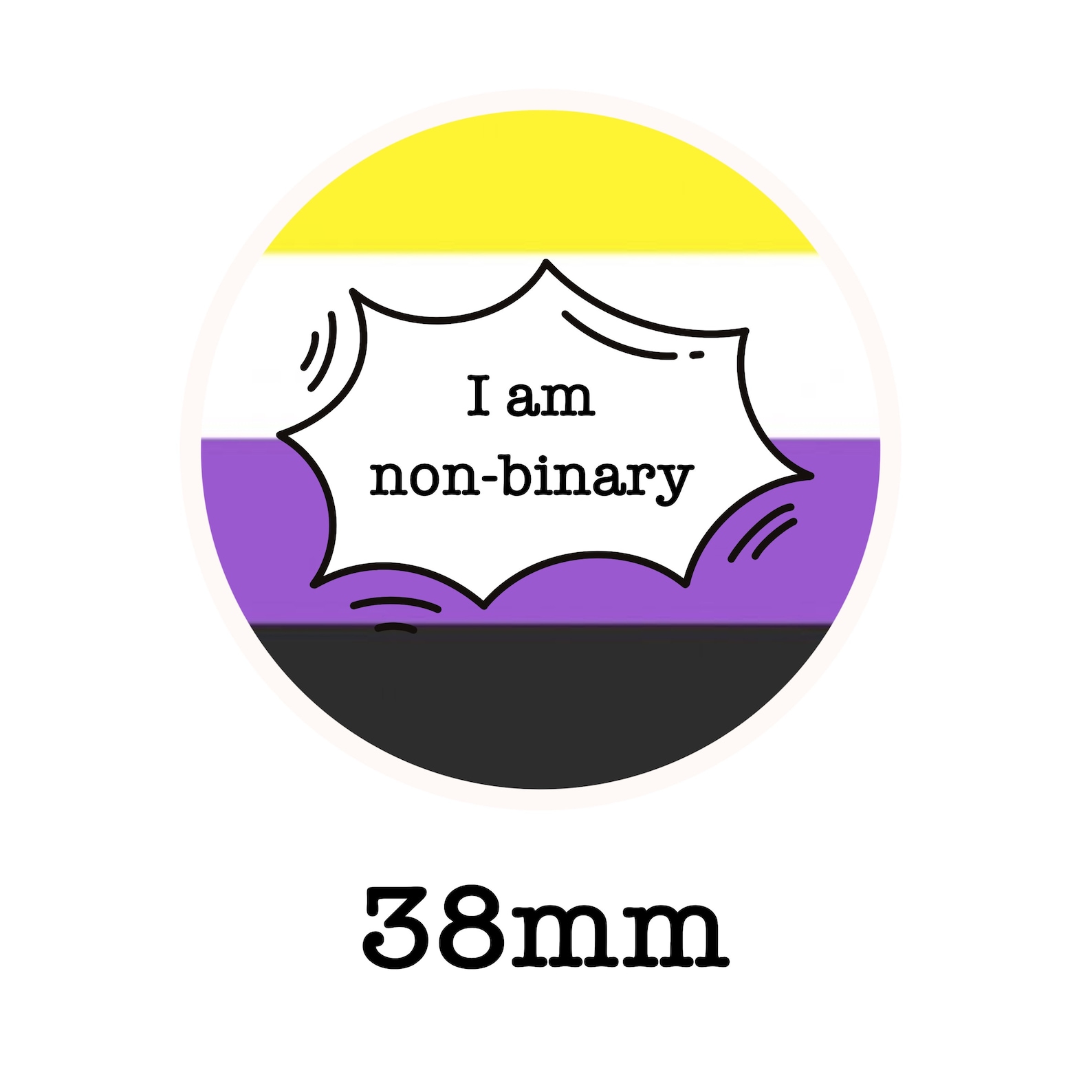 Je suis non binaire Pin Badge Sexualité & Gender Pin LGBT Etsy