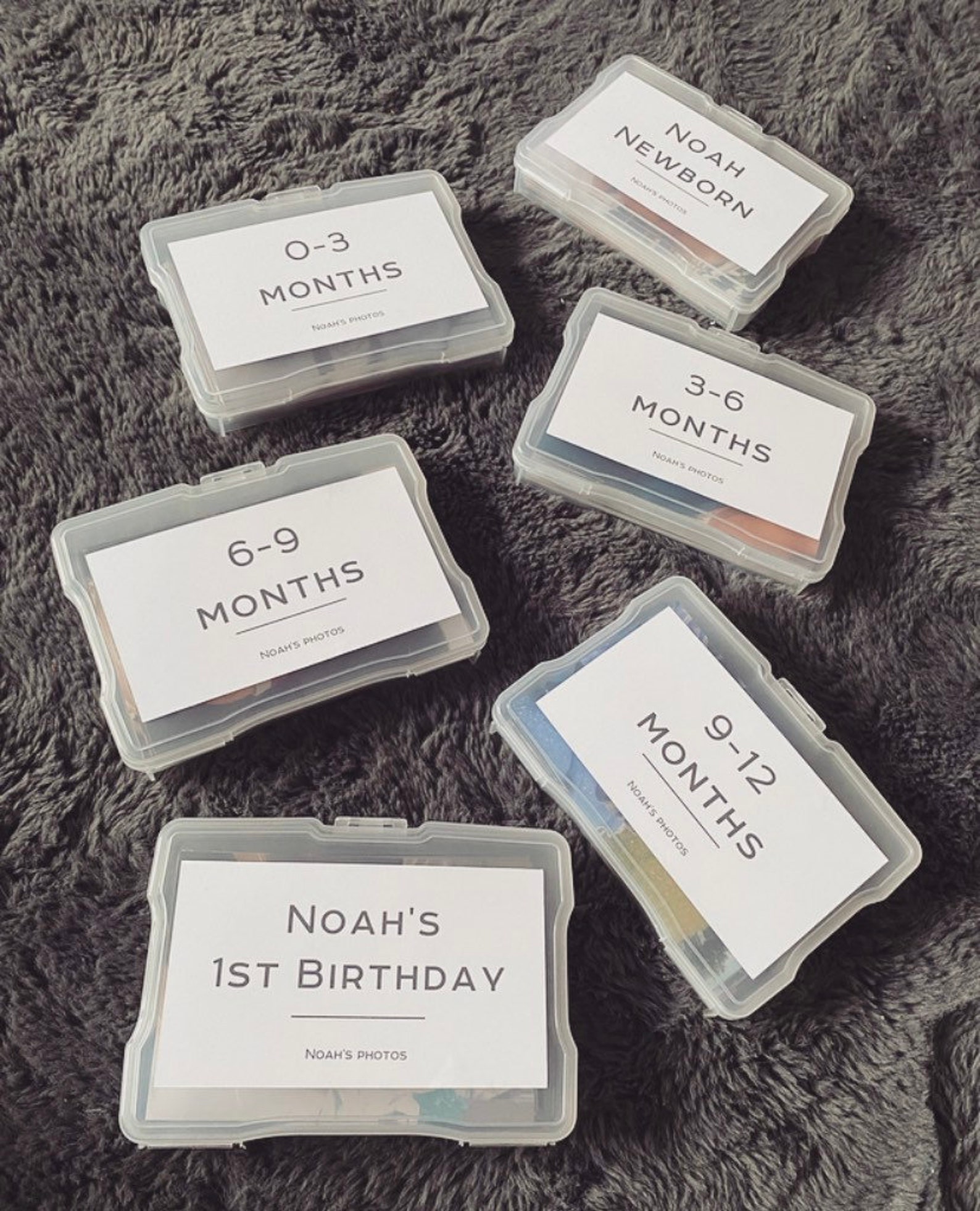 Labels Photo storage Box labels made to fit photographs Etsy