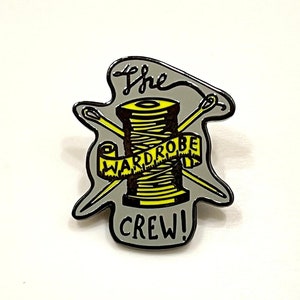 Wardrobe Crew Enamel Pin Badge