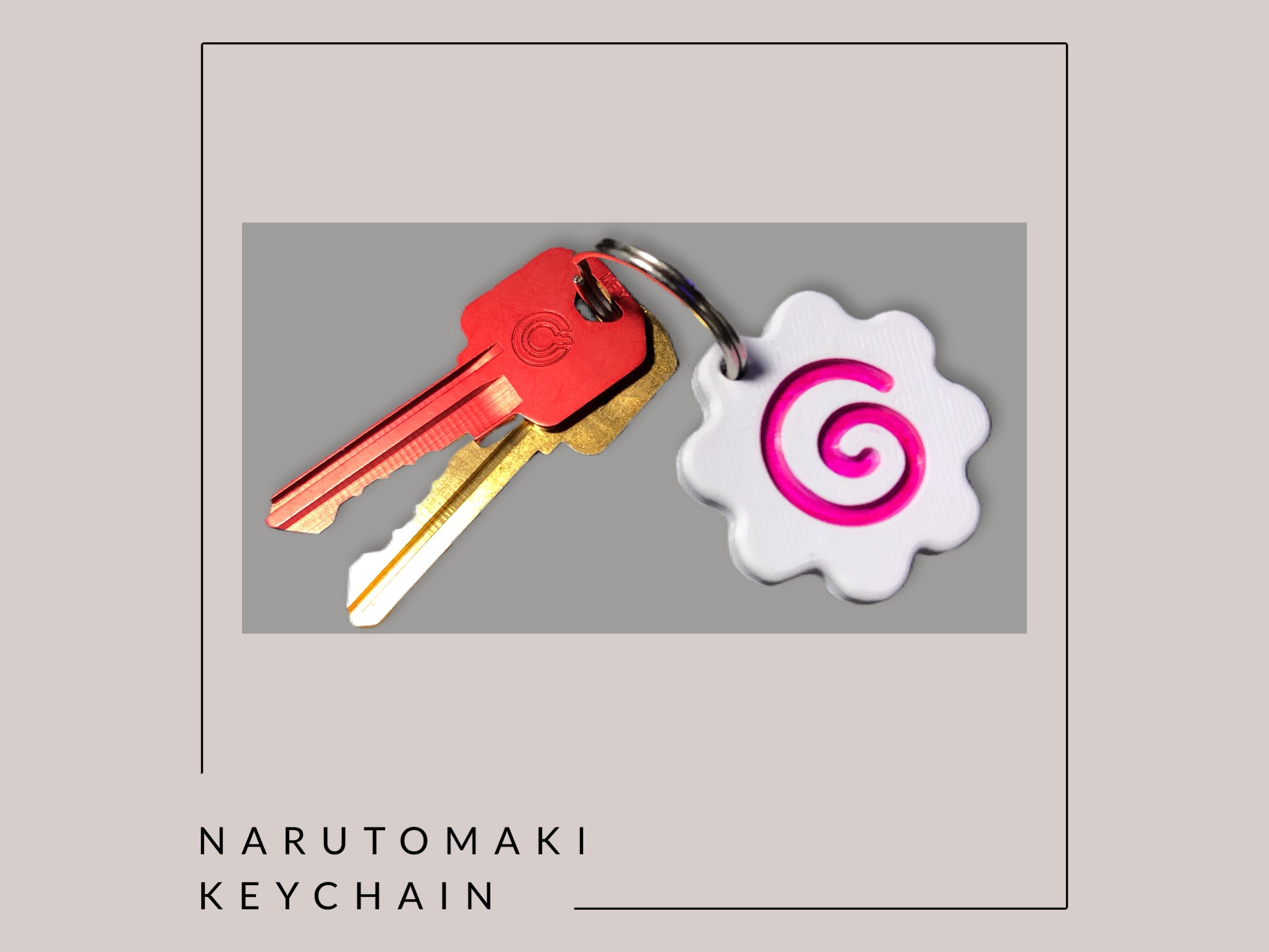 Narutomaki Keychain | Naruto Keychain | FREE SHIPPING