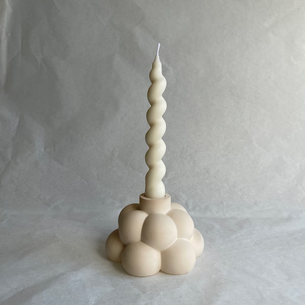 BUBBLE Candleholder -  Concrete - Kerzenständer - Kerzenhalter - Beton Keramik - nordic - Stabkerzenhalter - Nordic Decoration - Kerze