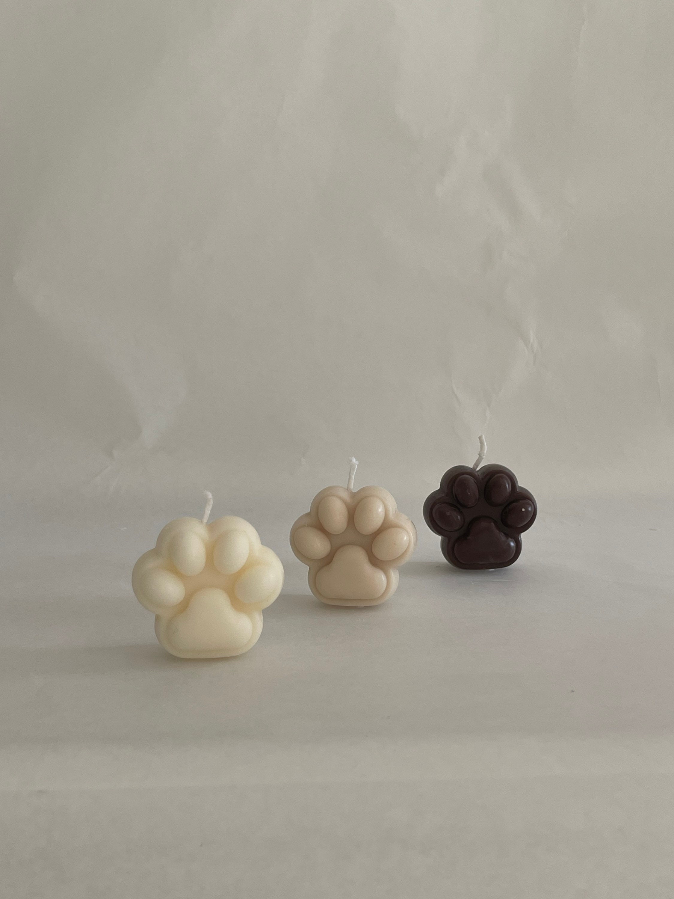 PAW Candle VEGAN Dog Paw Candle Hand Hand Candle - Etsy