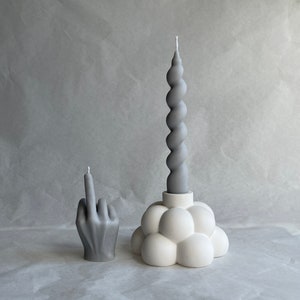 MIDDLE FINGER Candle VEGAN middle finger candle hand hand candle funny candle gift ideas decoration candles image 3