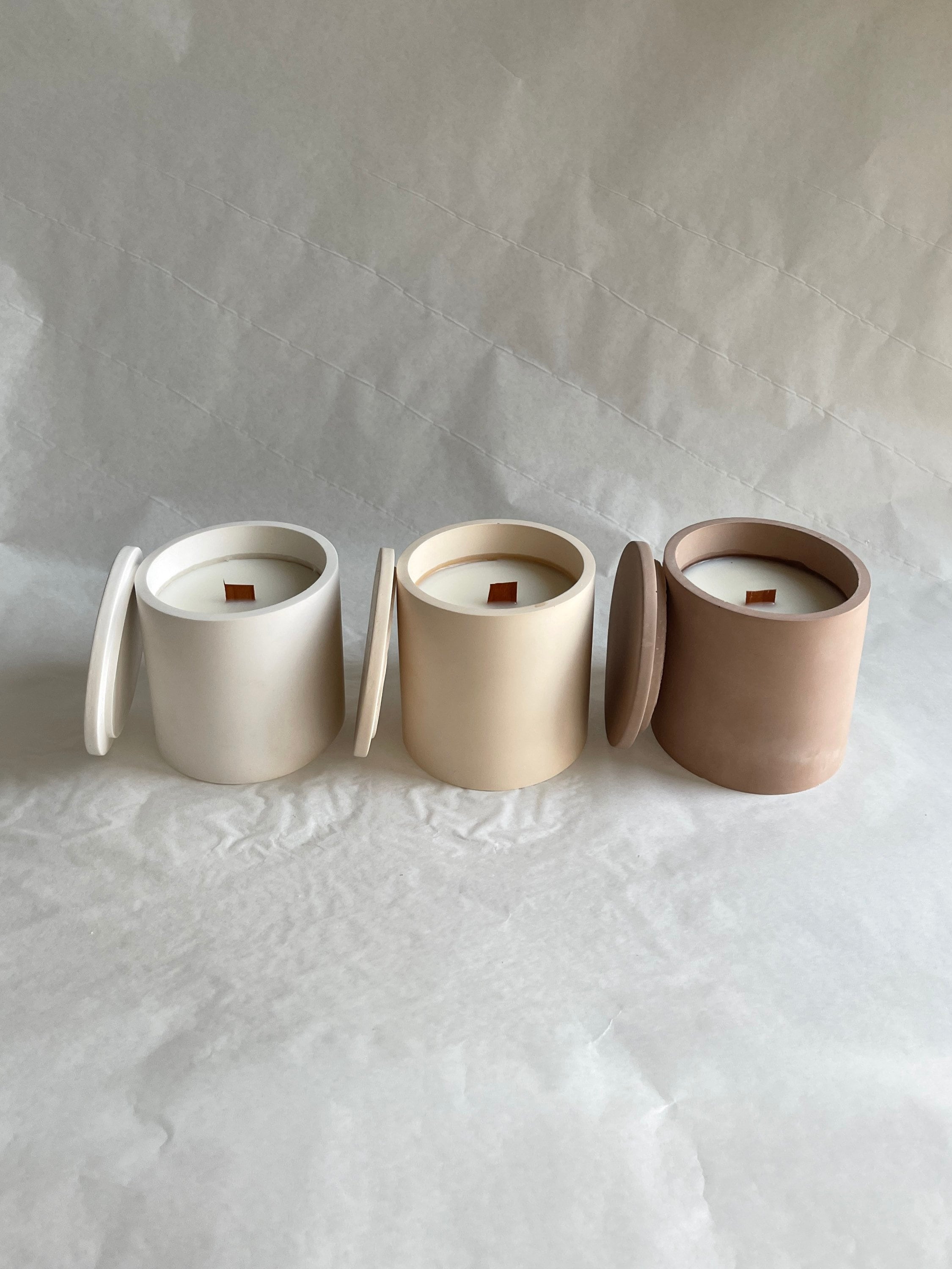 Concrete Candle Jars – Canbellas Candle Co